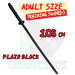 Wooden Training Sword Datio Bokken Kendo Samurai Katana Practice Sticks 101cm NEW - Kustomboxwooden training swordKustomboxPlain Black 80cm
