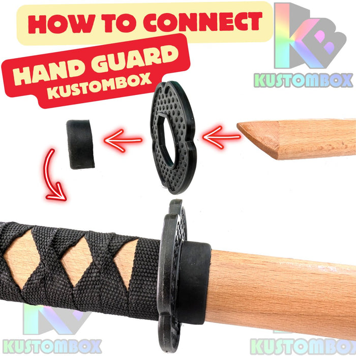 Wooden Training Sword Datio Bokken Kendo Samurai Katana Practice Sticks 101cm NEW - Kustomboxwooden training swordKustomboxPlain Black 80cm