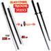 Wooden Training Sword Datio Bokken Kendo Samurai Katana Practice Sticks 101cm NEW - Kustomboxwooden training swordKustomboxPlain Black 80cm