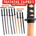 Wooden Training Sword Datio Bokken Kendo Samurai Katana Practice Sticks 105cm NEW - Kustomboxwooden training swordKustomboxPlain Black 80cm