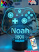 Xbox Game Controller Personalised Name - 3D LED Night Light 7 Colours Childrens Room - KustomboxNight Lights & Ambient LightingKustomboxStandard SizeWhite Crack Base