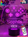 Xbox Game Controller Personalised Name - 3D LED Night Light 7 Colours Childrens Room - KustomboxNight Lights & Ambient LightingKustomboxStandard SizeWhite Crack Base