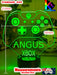 Xbox Game Controller Personalised Name - 3D LED Night Light 7 Colours Childrens Room - KustomboxNight Lights & Ambient LightingKustomboxStandard SizeBlack Base