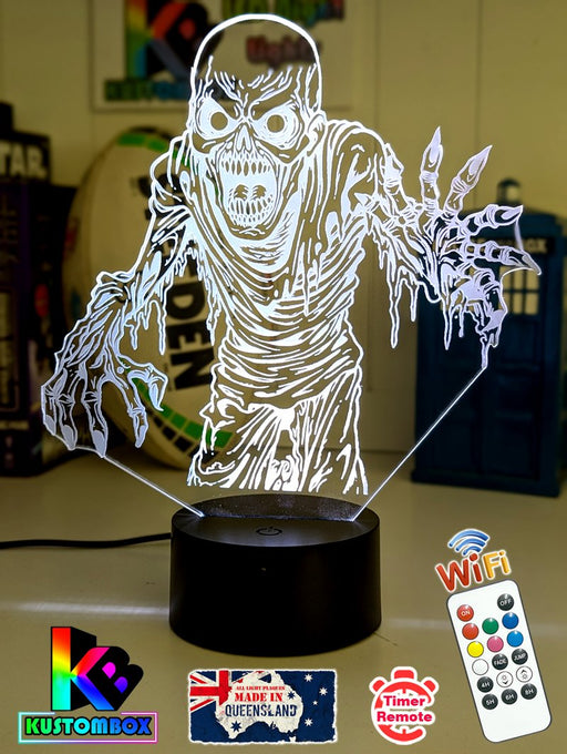 Zombie Walking Dead Skeleton 3D LED Night Light Lamp - KustomboxNight Lights & Ambient LightingKustomboxStandard Size