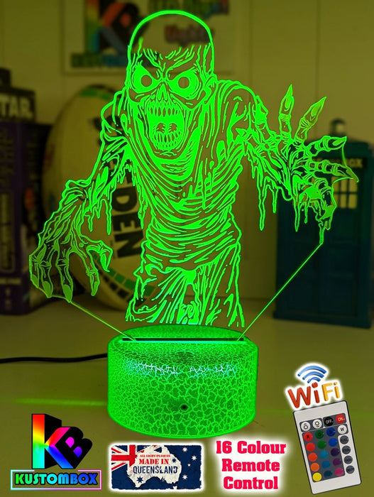 Zombie Walking Dead Skeleton 3D LED Night Light Lamp - KustomboxNight Lights & Ambient LightingKustomboxStandard Size