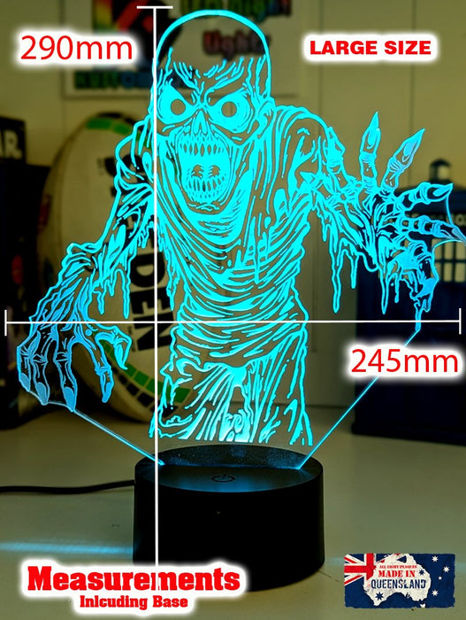 Zombie Walking Dead Skeleton 3D LED Night Light Lamp - KustomboxNight Lights & Ambient LightingKustomboxStandard Size