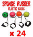 SPONGE RUBBER HIGH BOUNCE RETURN BALL Wrist Strap