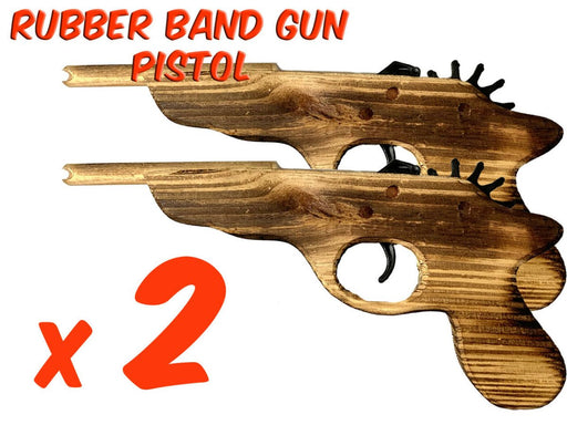 Rubber Band Timber Pistol Gun 