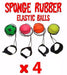 SPONGE RUBBER HIGH BOUNCE RETURN BALL Wrist Strap 