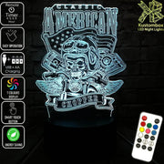 American Chopper Logo  3D LED Night Light 