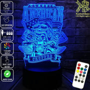 American Chopper Logo  3D LED Night Light 