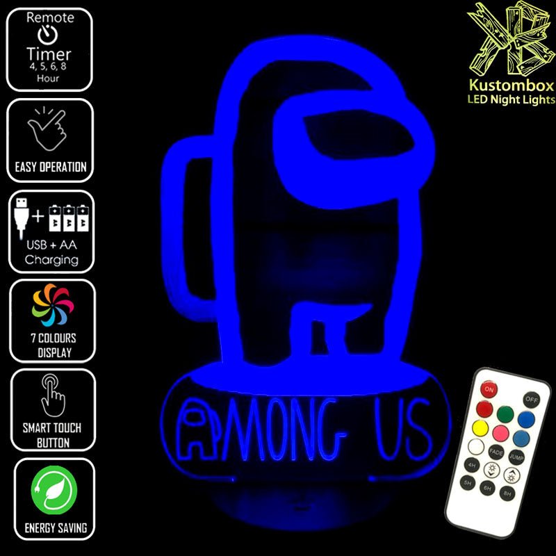 AMONG US IMPOSTER CREWMATES LED Night Light  