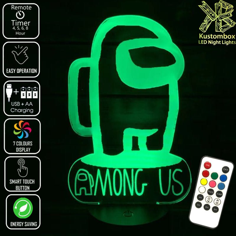 AMONG US IMPOSTER CREWMATES LED Night Light  