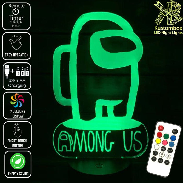 AMONG US IMPOSTER CREWMATES LED Night Light  