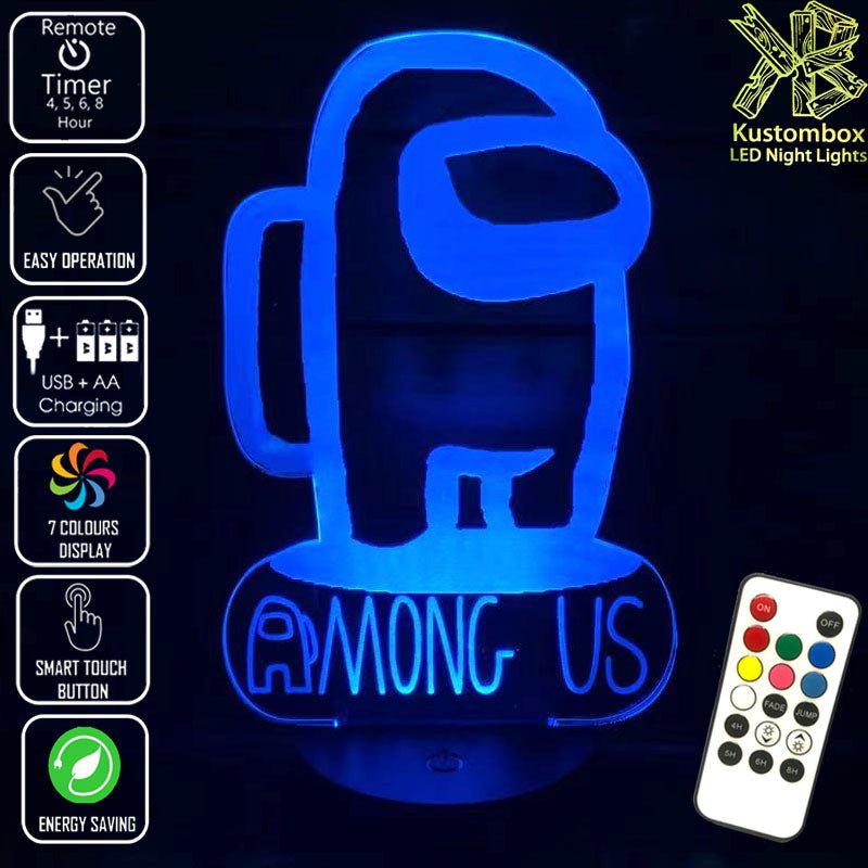 AMONG US IMPOSTER CREWMATES LED Night Light  