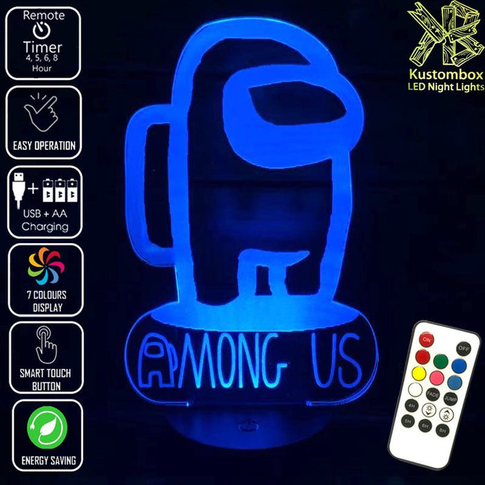 AMONG US IMPOSTER CREWMATES LED Night Light  
