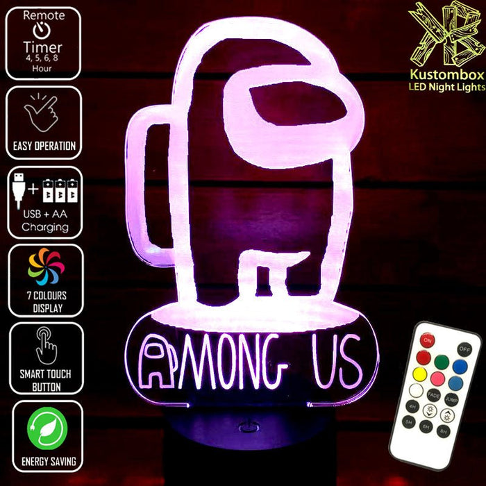 AMONG US IMPOSTER CREWMATES LED Night Light  