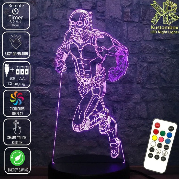Antman Avengers Super Hero LED Night Light 