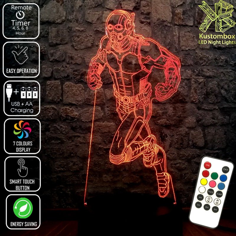 Antman Avengers Super Hero LED Night Light 