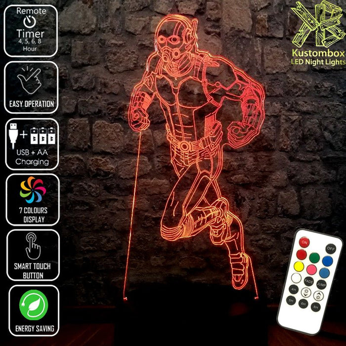 Antman Avengers Super Hero LED Night Light 