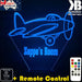 Areoplane Personalised Night Light 3D LED Night Light  