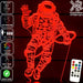 Astronaut Space Man LED Night Light 7 Colours + Remote Control - Kustombox