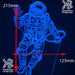 Astronaut Space Man LED Night Light 7 Colours + Remote Control - Kustombox