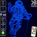 Astronaut Space Man LED Night Light 7 Colours + Remote Control - Kustombox