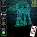 AT-AT Walker Star Wars - LED Night Light 7 Colours + Remote Control - Kustombox