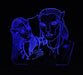 Avatar Personalised Name Light 3D LED Night Light 7 Colours + Remote Control - Kustombox