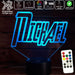 Avengers Font Personalised Name 3D LED Night Light 7 Colours + Remote Control - Kustombox