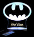 Batman Gotham Sky Light Logo Personalised Name Light 3D LED Night Light 7 Colours + Remote Control - Kustombox