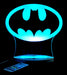Batman Gotham Sky Light Logo Personalised Name Light 3D LED Night Light 7 Colours + Remote Control - Kustombox