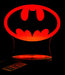 Batman Gotham Sky Light Logo Personalised Name Light 3D LED Night Light 7 Colours + Remote Control - Kustombox