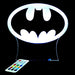 Batman Gotham Sky Light Logo Personalised Name Light 3D LED Night Light 7 Colours + Remote Control - Kustombox
