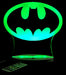 Batman Gotham Sky Light Logo Personalised Name Light 3D LED Night Light 7 Colours + Remote Control - Kustombox