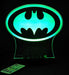 Batman Logo Gotham Sky Light Personalised Name Light 3D LED Night Light 7 Colours + Remote Control - Kustombox