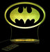 Batman Logo Gotham Sky Light Personalised Name Light 3D LED Night Light 7 Colours + Remote Control - Kustombox
