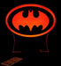 Batman Logo Gotham Sky Light Personalised Name Light 3D LED Night Light 7 Colours + Remote Control - Kustombox
