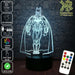Batman Statue Gotham City - LED Night Light 7 Colours + Remote Control - Kustombox
