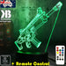 Battle Royal Machine Gun - LED Night Light 7 Colours + Remote Control - Kustombox