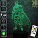 Black Panther Statue Avengers - LED Night Light 7 Colours + Remote Control - Kustombox