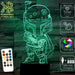 Boba Fett Star Wars - LED Night Light 7 Colours + Remote Control - Kustombox