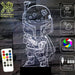 Boba Fett Star Wars - LED Night Light 7 Colours + Remote Control - Kustombox
