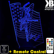 Bruce Spirngsteen The Boss 3D LED Night Light 7 Colours + Remote Control - Kustombox