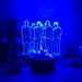 BTS Boy Band Music Group- LED Night Light 7 Colours + Remote Control - Kustombox