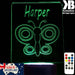 Butterfly Personalised Name Light - LED Night Light 7 Colours + Remote Control - Kustombox