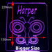 Butterfly Personalised Name Light - LED Night Light 7 Colours + Remote Control - Kustombox