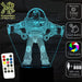 Buzz Light Year Dinsey toy story - LED Night Light 7 Colours + Remote Control - Kustombox