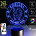 CHELSEA Football Club LED Night Light 7 Colours + Remote Control - Kustombox EFC